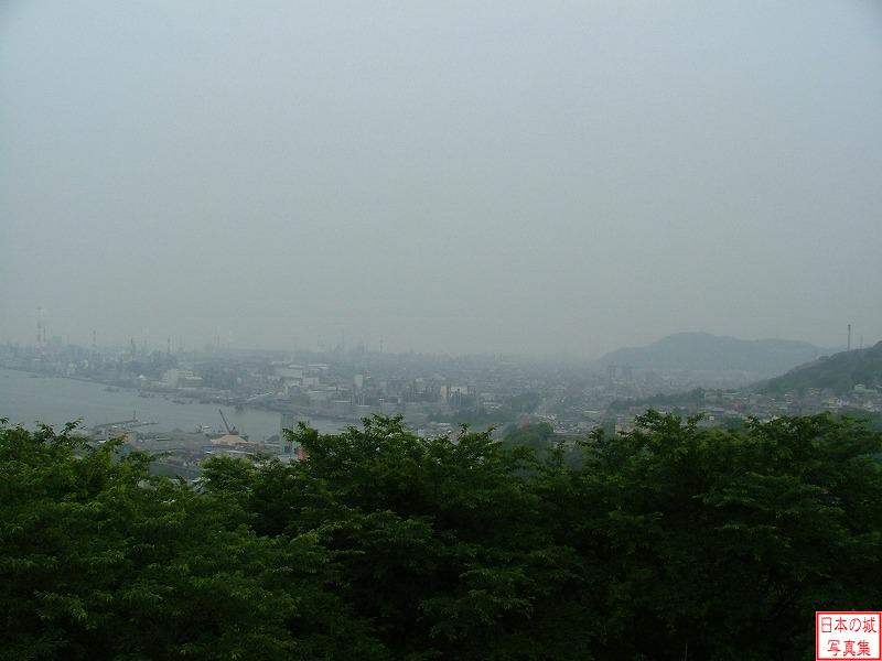 亀居城 本丸 本丸からの眺め