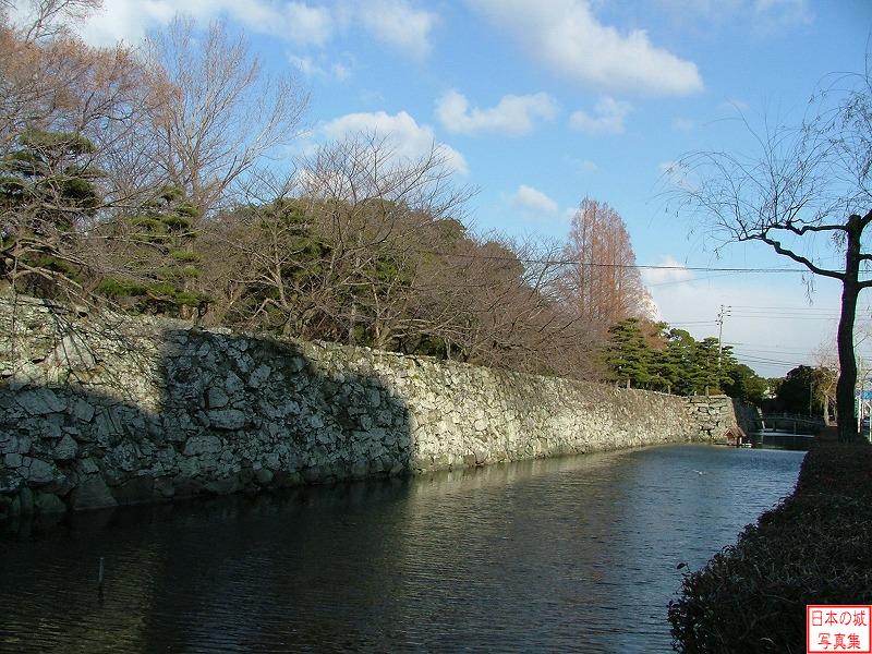 徳島城 数寄屋橋 堀と石垣