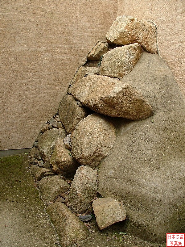 岡山城 本丸・中の段 ２箇所目の展示