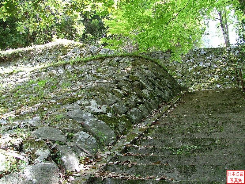 角牟礼城 陣屋 清水御門の石段・石垣