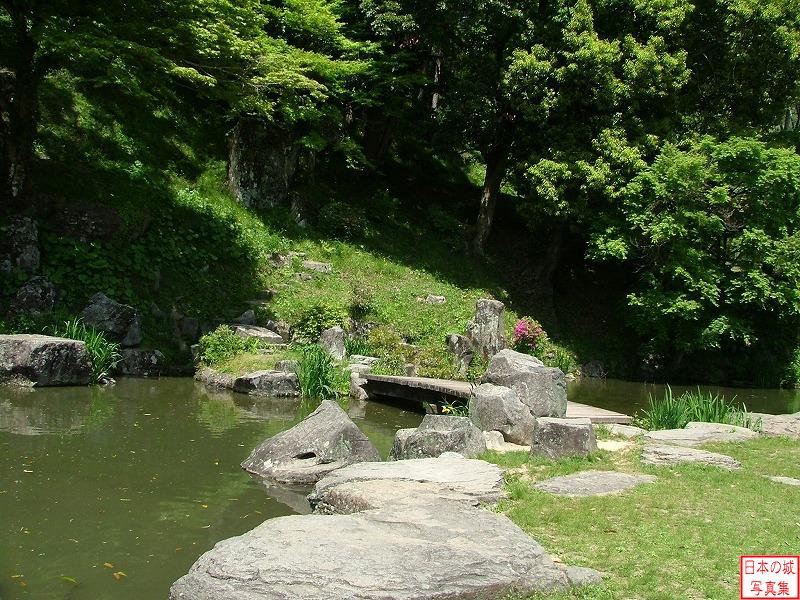 角牟礼城 陣屋 清水御門下の庭園