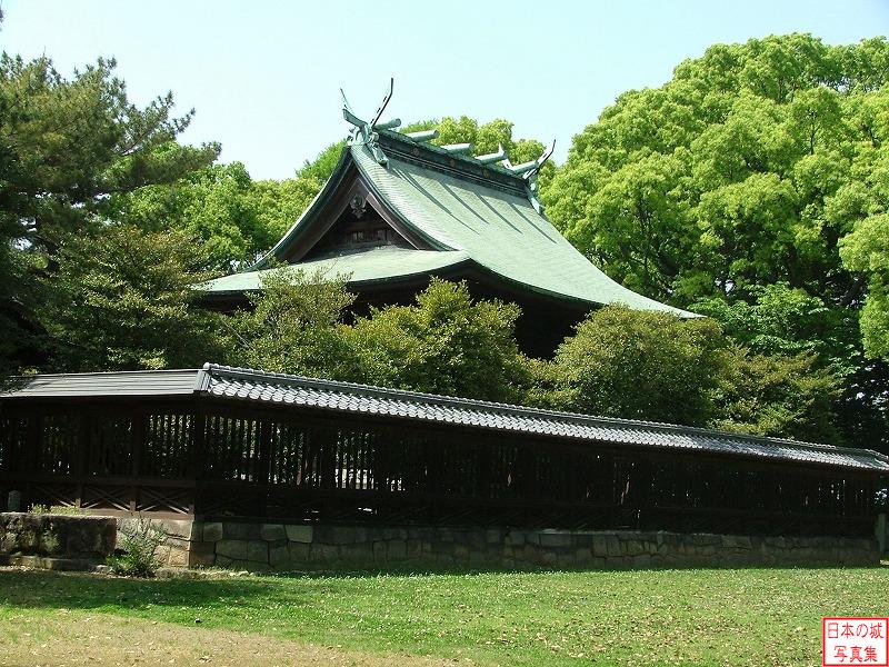 久留米城 本丸内 篠山神社