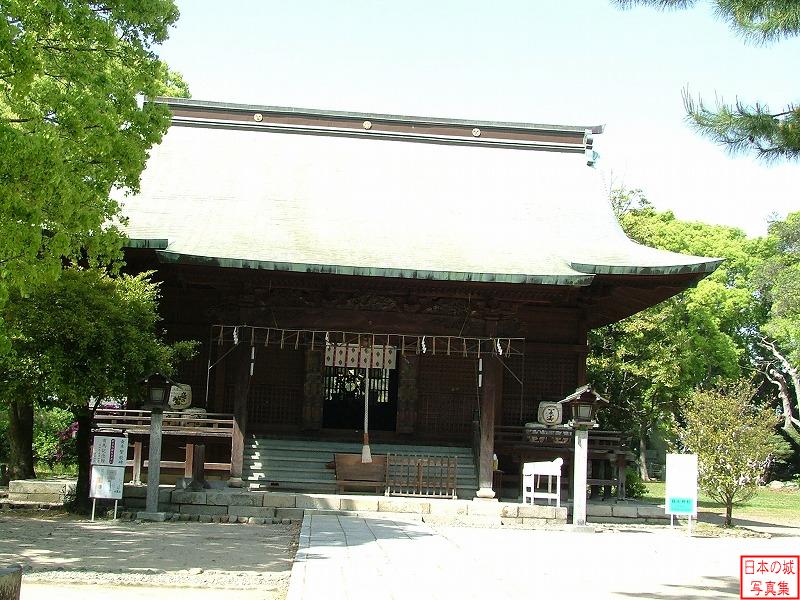 久留米城 本丸内 篠山神社