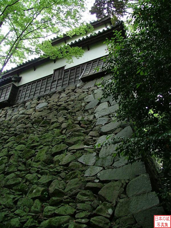 福岡城 西隅櫓 西隅櫓を下から見上げる