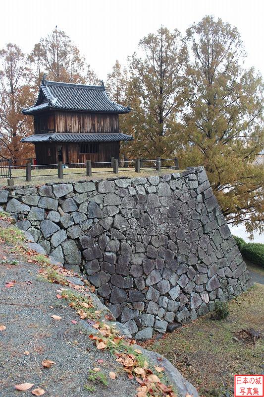 福岡城 祈念櫓 石垣上に建つ祈念櫓