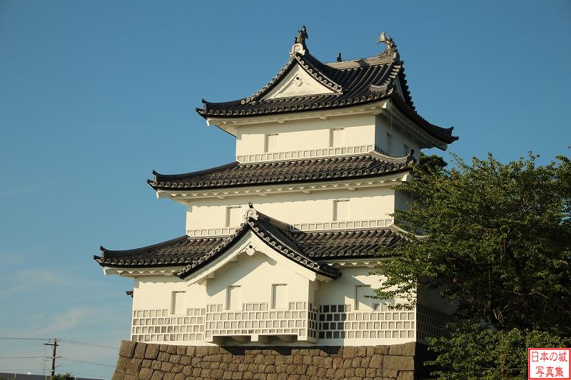 新発田城 三階櫓 三階櫓の近影
