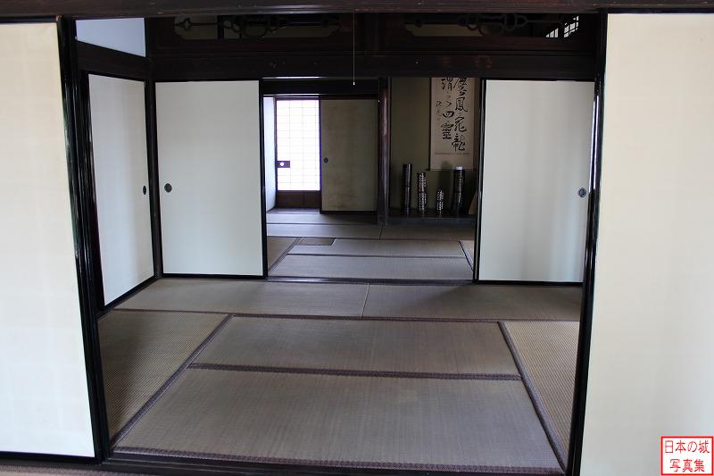 林田陣屋 敬業館 講堂の内部