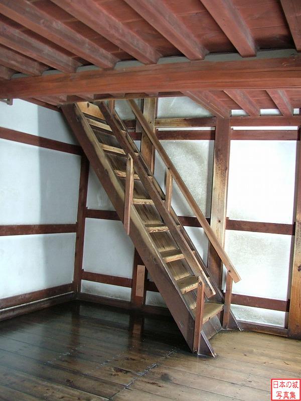 姫路城 西の丸ワの櫓 西の丸内階段