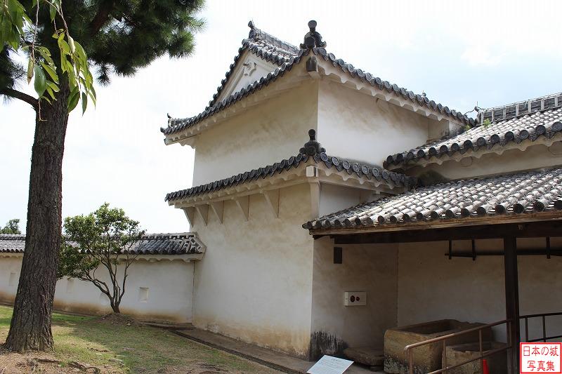 姫路城 リのニ渡櫓・リの一渡櫓・チの櫓 チの櫓を内側から