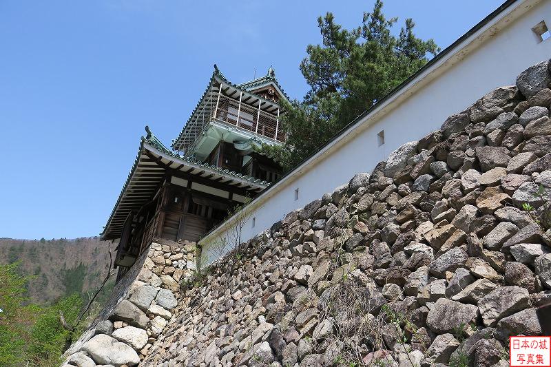 神岡城 模擬天守 西側から見る天守