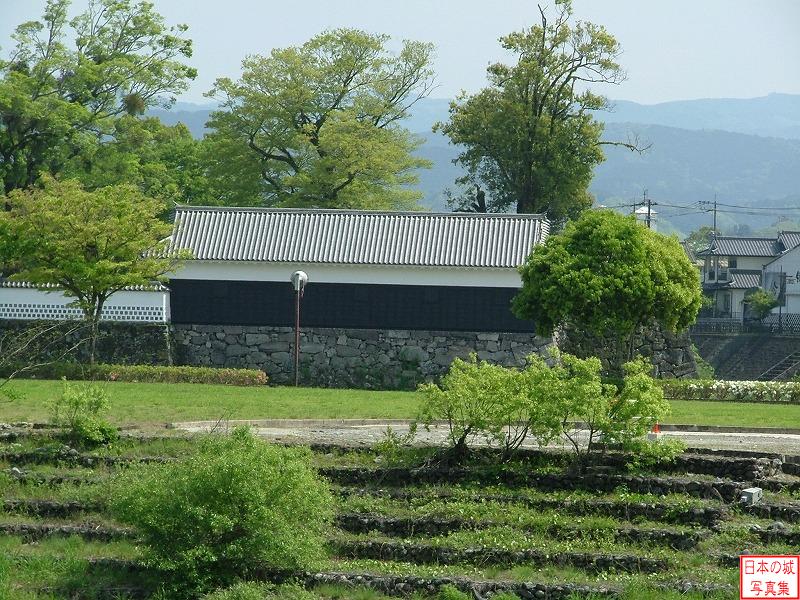 人吉城 総曲輪 隅櫓 球磨川対岸から見た隅櫓