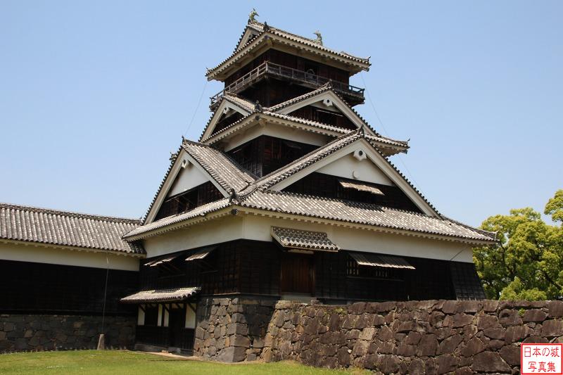 Kumamoto Castle Uto turret from castle side