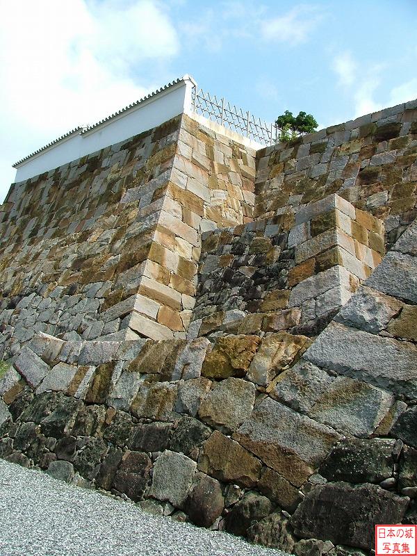 富岡城 出丸・二の丸 二の丸石垣
