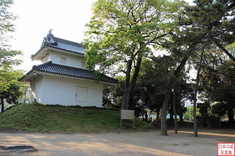 土浦城 西櫓 西櫓を城内側から見る