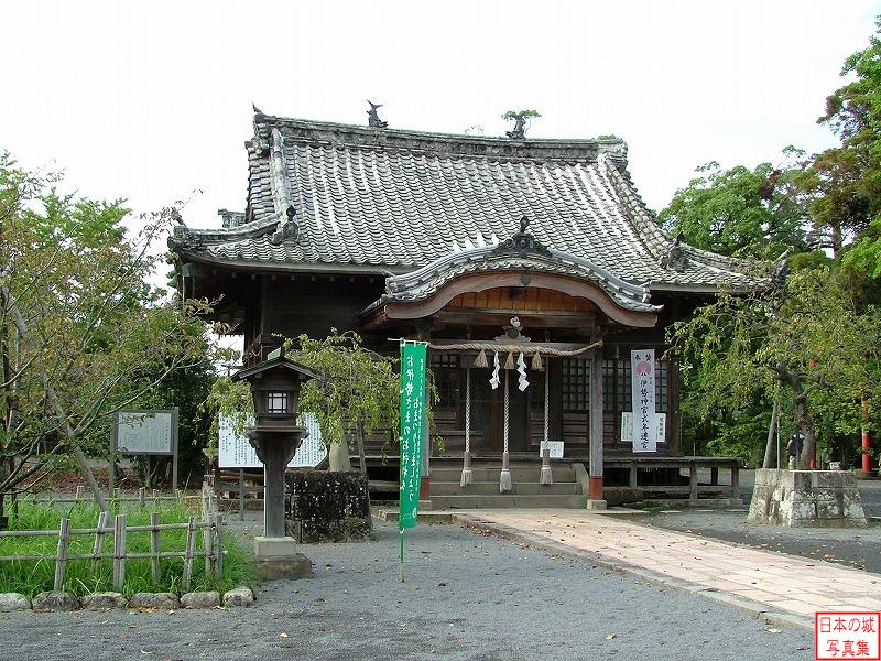 大村城 本丸 本丸のようす。現在は大村神社となっている