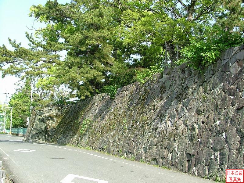 佐賀城 続櫓 続櫓脇の石垣