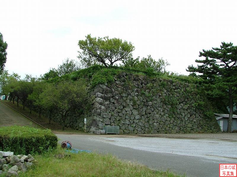 島原城 本丸 本丸内の石垣