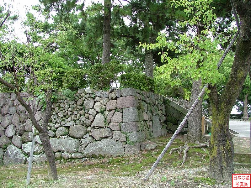 島原城 本丸 本丸内の石垣