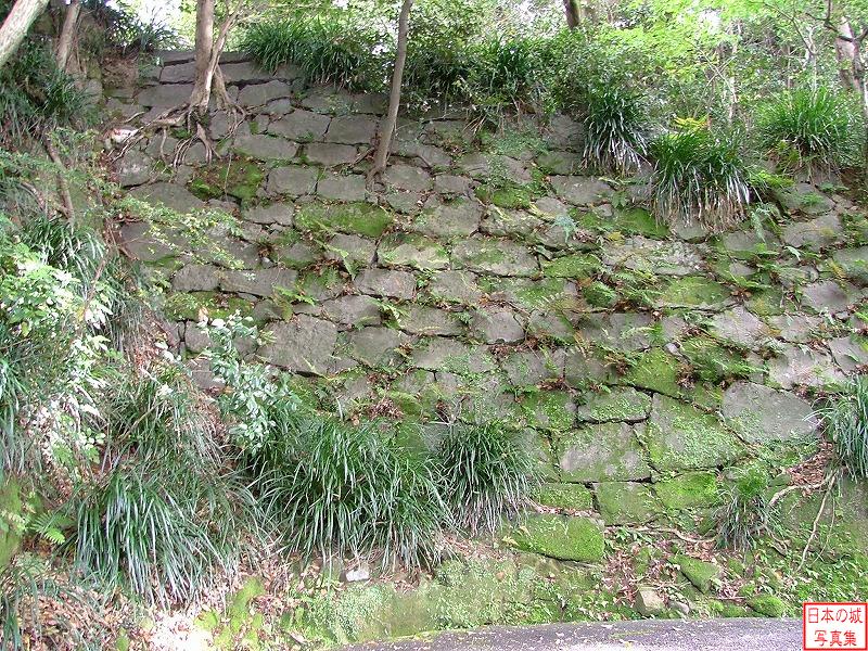 延岡城 三の丸 城壁の石垣