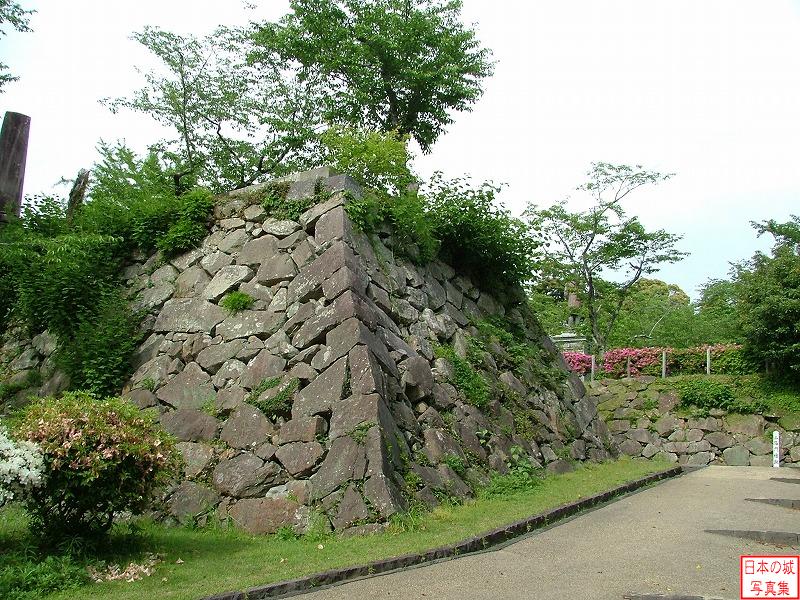 延岡城 本丸 二階門櫓付近の石垣