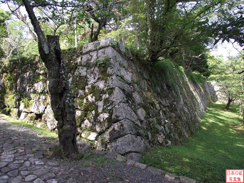 伊賀上野城 本丸表門跡 本丸表門付近の石垣