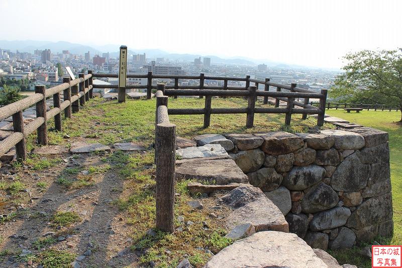 鳥取城 二の丸南側 菱櫓跡