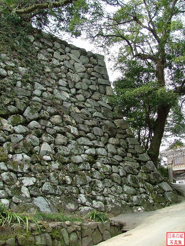 松坂城 遠見櫓・鐘の櫓 遠見櫓の石垣