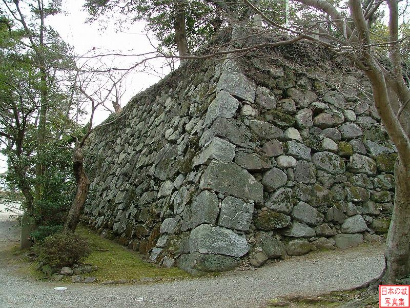 松坂城 遠見櫓・鐘の櫓 本丸石垣(金の間櫓跡)