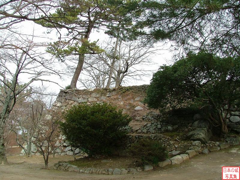 松坂城 きたい丸 きたい丸から見る天守跡