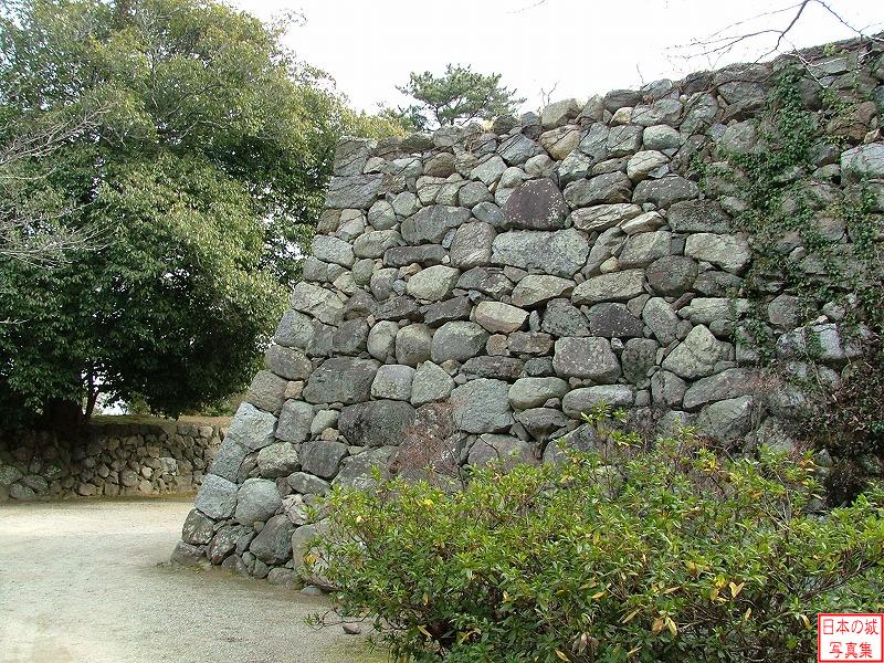 松坂城 角櫓跡～鐘の櫓跡 本丸跡の石垣