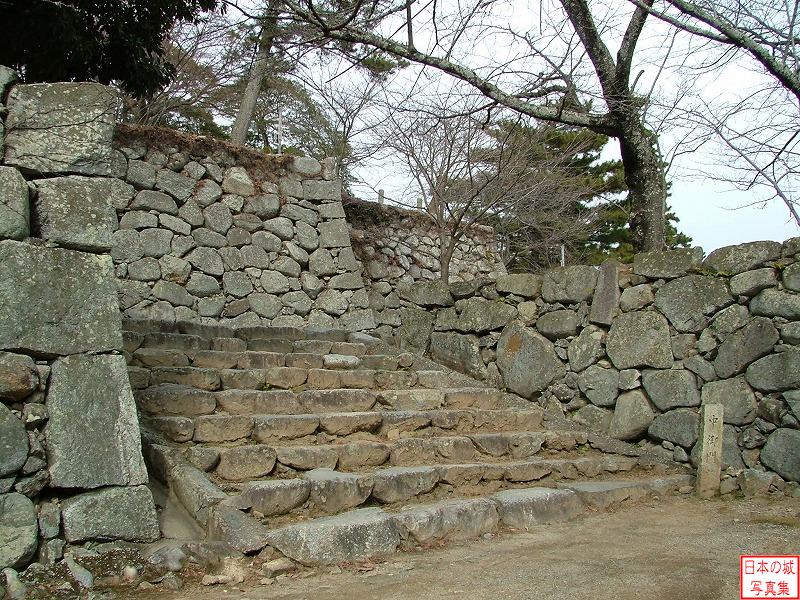 松坂城 中御門跡