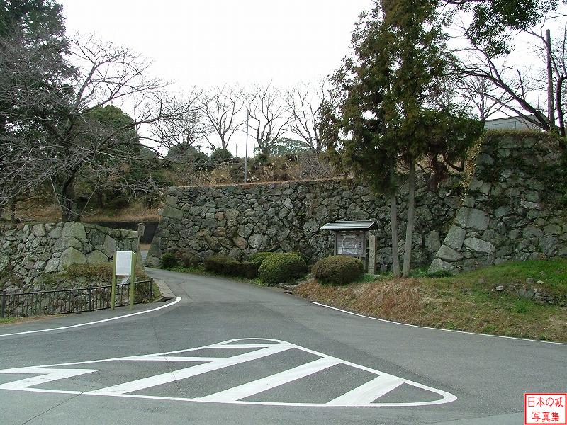 田丸城 二の門 二の門跡付近