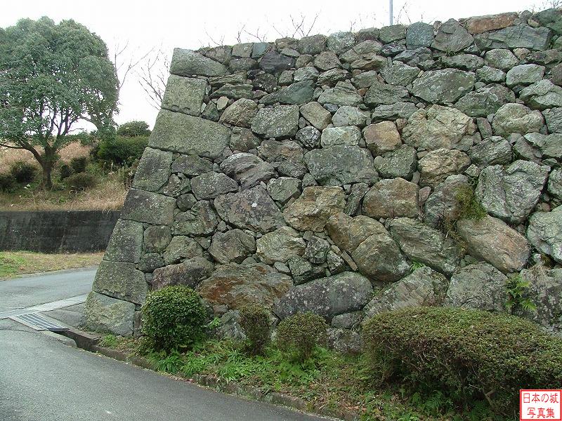 田丸城 二の門 二の門跡付近の石垣