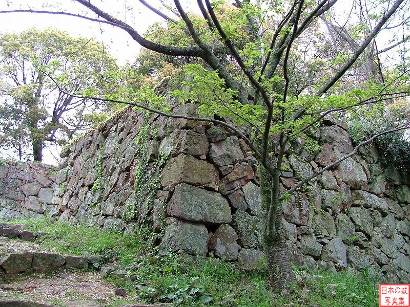 浜田城 二の丸 二の丸の石垣