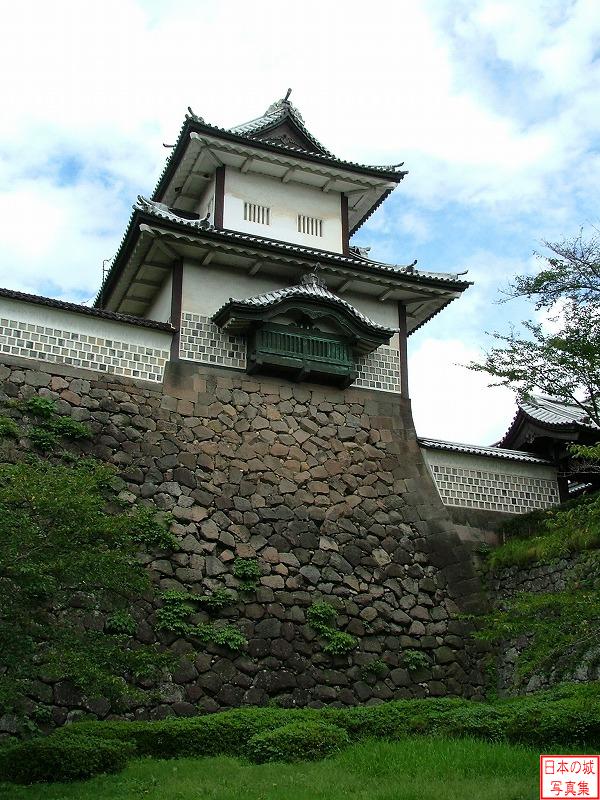 金沢城 石川門 石川門左側の建造物