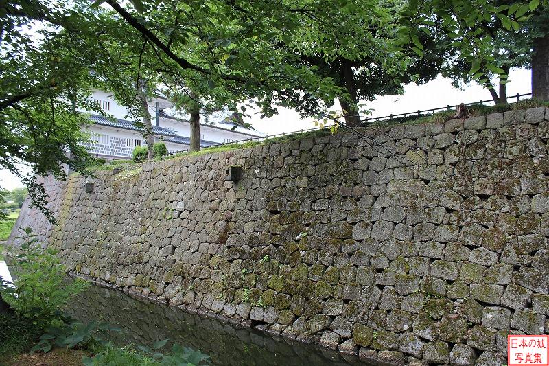 金沢城 二の丸北面石垣 二の丸北面石垣