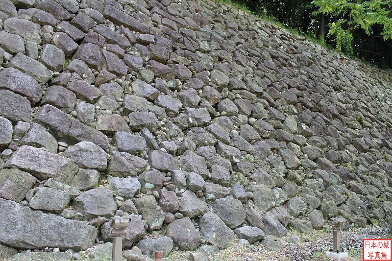 金沢城 申酉櫓下付近の石垣 慶長期の石垣