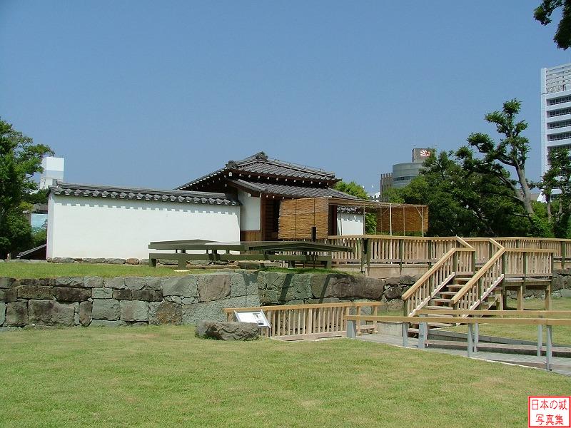 和歌山城 御廊下橋 御廊下橋を二の丸側から見る。