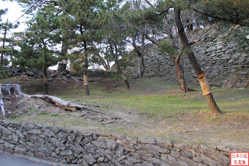 和歌山城 不明門跡 石垣を見る