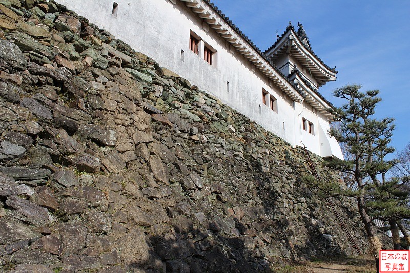 和歌山城 二之御門櫓 乾櫓方向から二之御門櫓を見る