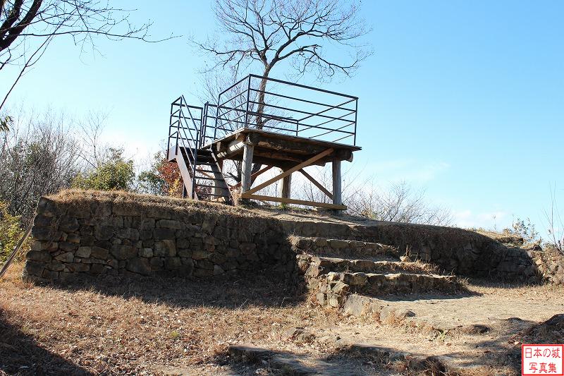 Kanayama Castle The ruins of Baba and watch tower
