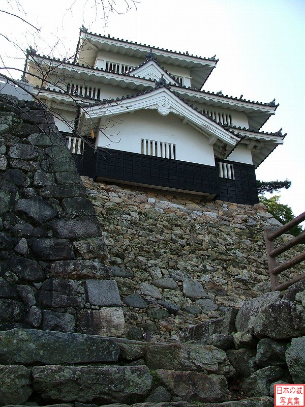 吉田城 鉄櫓 川手から見た鉄櫓