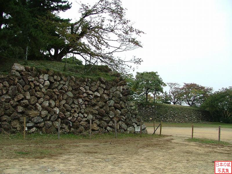 加納城 加納城 本丸南面の石垣