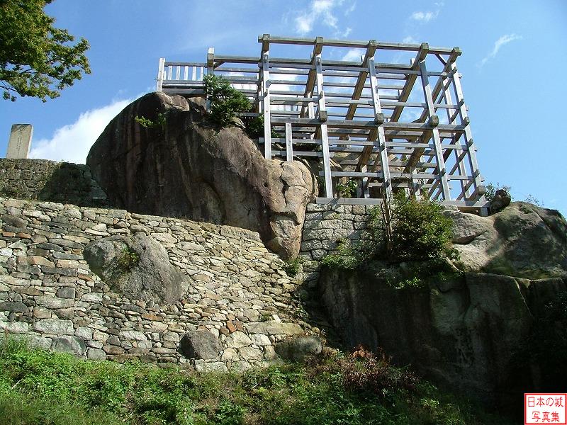 Naeki Castle The ruins of main tower