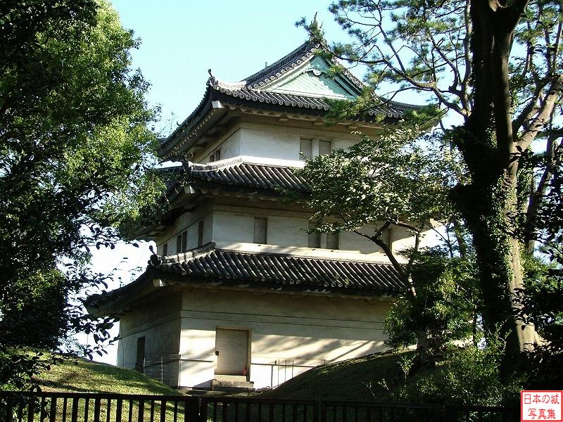 江戸城 富士見櫓 富士見櫓を本丸から見る