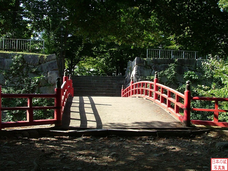 盛岡城 二の丸 二の丸と本丸を結ぶ橋