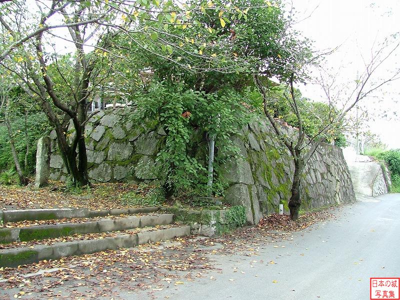 富隈城 富隈城 城の入口の石垣