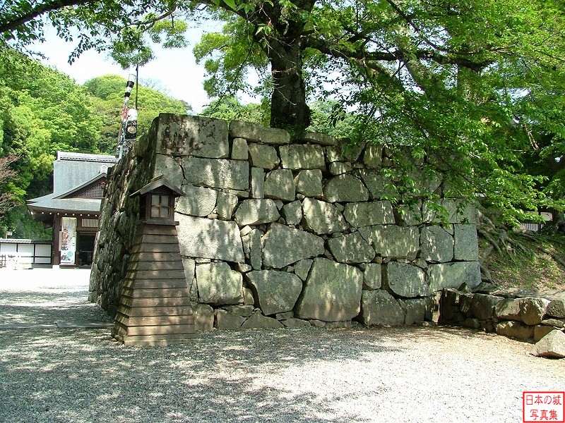 彦根城 表門跡 表門の石垣