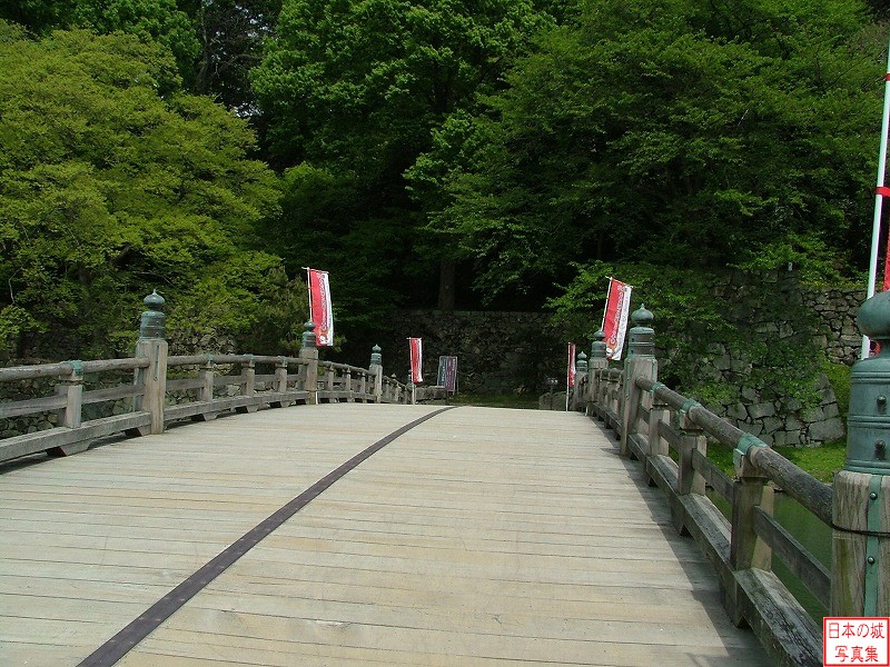 彦根城 大手門跡 大手門跡前に架かる橋