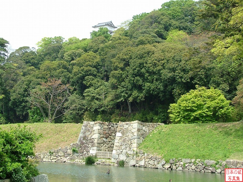 彦根城 大手門跡 米蔵付近の埋門跡